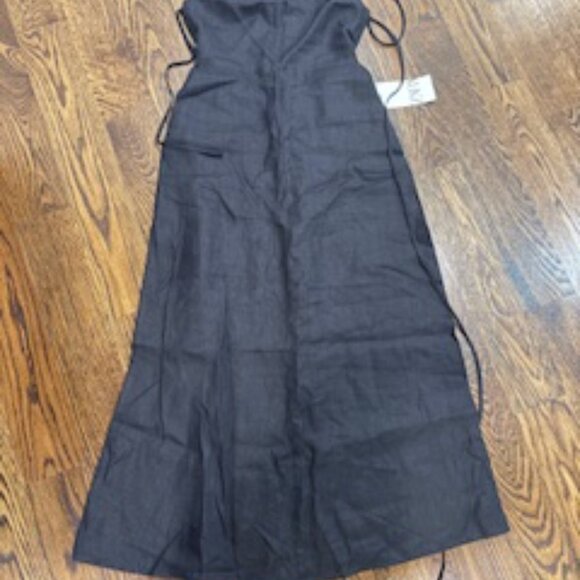 New Zara linen open back dress XS - Picture 4 of 10